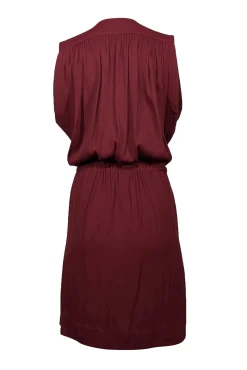 Isabel Marant Etoile - Maroon Sleeveless Dress w/ Tie Details Sz 4
