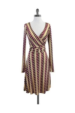 Issa London - Multicolor Print Silk Wrap Dress Sz 6