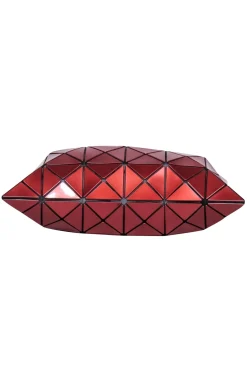 Issey Miyake - Red Metallic Geometric Paneled 