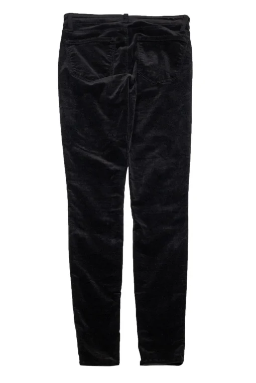 J Brand - Black Velvet Super Skinny Pants Sz 4