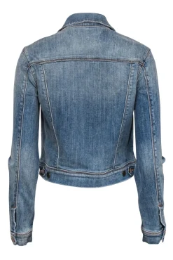 J Brand - Medium Wash Button-Up Denim Jacket Sz S