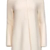 J. McLaughlin - Cream Textured Snap Button Cardigan Sz M