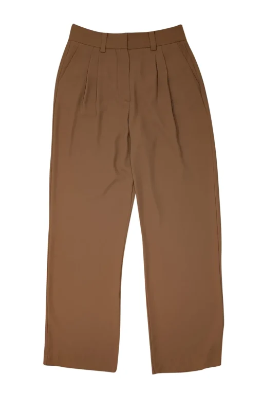 Jason Wu - Tan Pleated Front Dress Pants Sz S