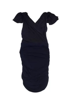 Jay Godfrey - Black & Navy Cinched Dress Sz 4