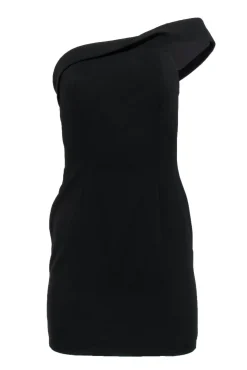 Jay Godfrey - Black One Shoulder Dress Sz 4