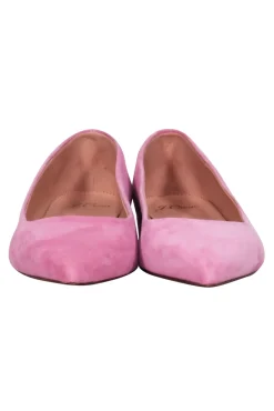 J.Crew - Light Pink Suede Pointed Toe Flats Sz 7.5