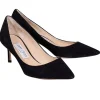 Jimmy Choo - Black Suede Pointed Toe Pumps Sz 7