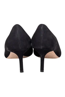 Jimmy Choo - Black Suede Pointed Toe Pumps Sz 7
