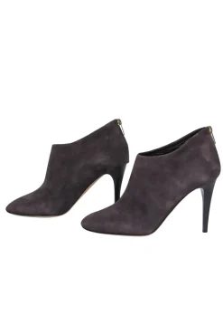 Jimmy Choo - Brown Suede Heeled Booties Sz 10