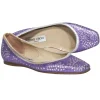 Jimmy Choo - Purple & Silver Laser Cut Print Flats Sz 8