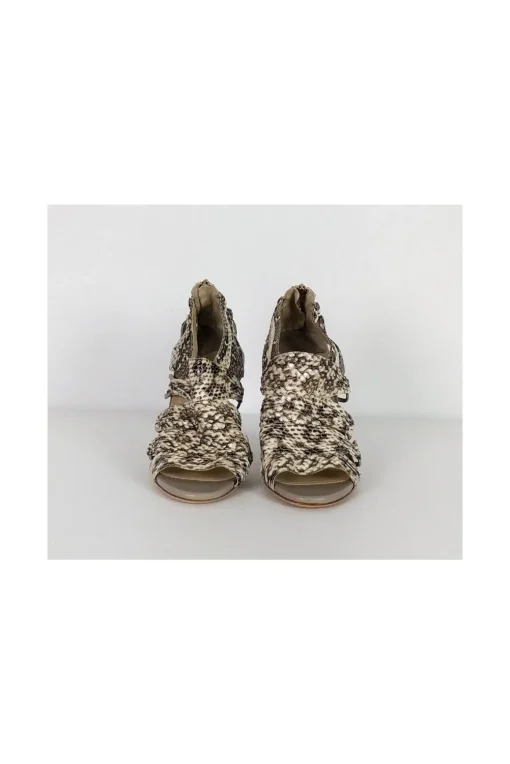 Jimmy Choo - Snakeskin Sandal Pumps Sz 7