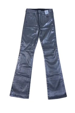 Joe's - Gunmetal Metallic Foil Bootcut Jeans Sz 6