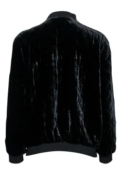 Johnny Was - Black Velvet Bomber Jacket Sz M
