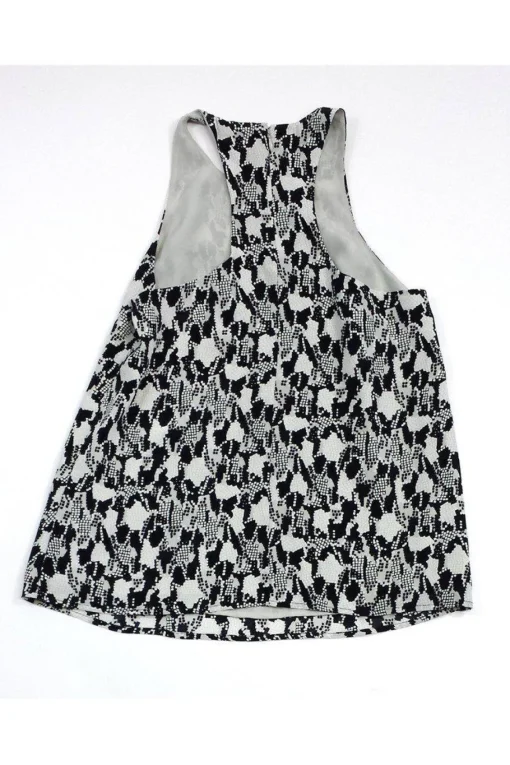 Joie - Black & Grey Abstract Print Tank Sz XS