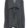 Joie - Black & White Open Front Cardigan Sz M