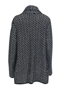 Joie - Black & White Open Front Cardigan Sz M