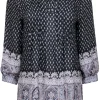 Joie – Black & White Paisley Print Peasant Top Sz XS