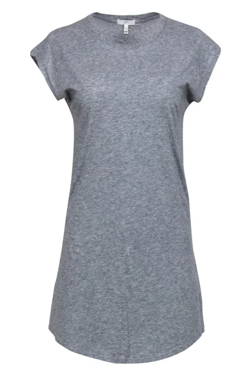 Joie - Grey Cap Sleeve Cotton T-Shirt Dress Sz XXS