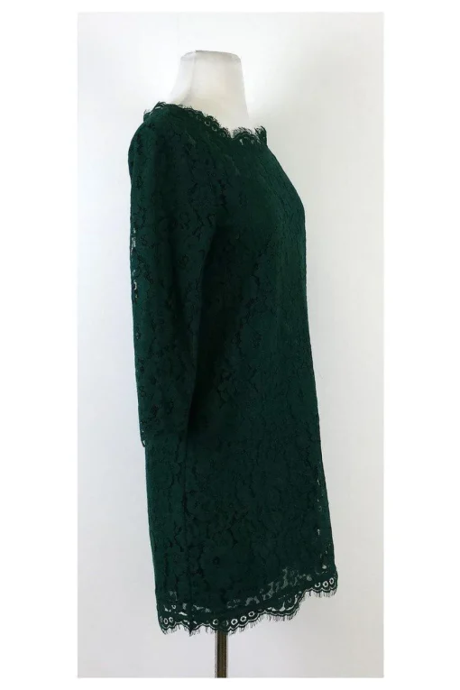 Joie - Hunter Green Lace Dress Sz XS