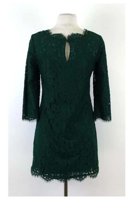 Joie - Hunter Green Lace Dress Sz XS