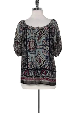 Joie - Midnight Silk Kimmie Top Sz XS