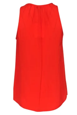 Joie - Orange Silk Pleated 