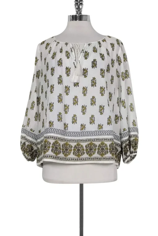 Joie - Shalyn Tulum Yellow Blouse Sz S