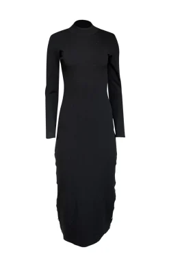 Jonathan Simkhai - Black Wool Blend Dress w/ Hardware Trim Sz S