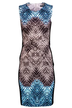 Karen Millen - Abstract Print Dress Sz 6