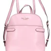 Kate Spade - Baby Pink Textured Backpack w/ Outside Pocket & Top Handle