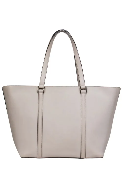 Kate Spade - Beige Textured Large Zippered Tote Bag
