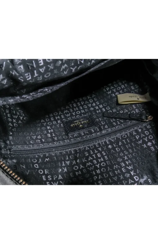 Kate Spade - Black Leather Backpack
