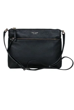 Kate Spade - Black Pebbled Leather Crossbody Bag
