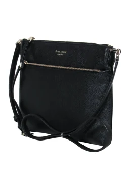 Kate Spade - Black Pebbled Leather Crossbody Bag