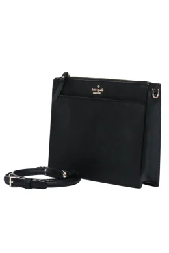 Kate Spade - Black Saffiano Leather Rectangular Crossbody Bag