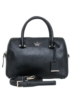 Kate Spade - Black Small Barrel Crossbody Bag