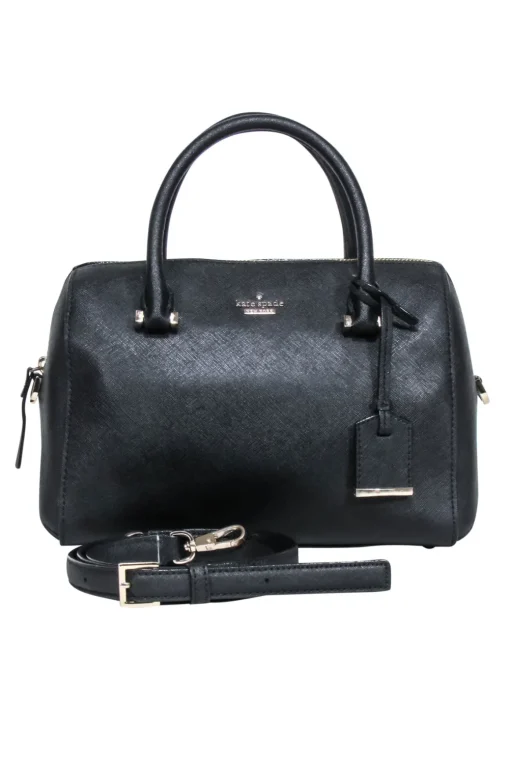 Kate Spade - Black Small Barrel Crossbody Bag