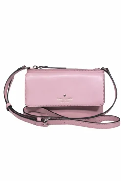 Kate Spade - Blush Zipper & Fold-Over Crossbody