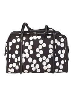 Kate Spade - Brown & White Polka Dot Print Shoulder Bag