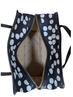 Kate Spade - Brown & White Polka Dot Print Shoulder Bag