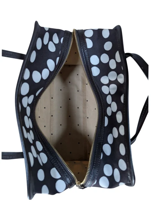 Kate Spade - Brown & White Polka Dot Print Shoulder Bag