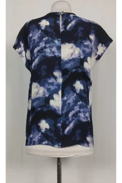 Kate Spade - Dusk Clouds Crepe Top Sz 8