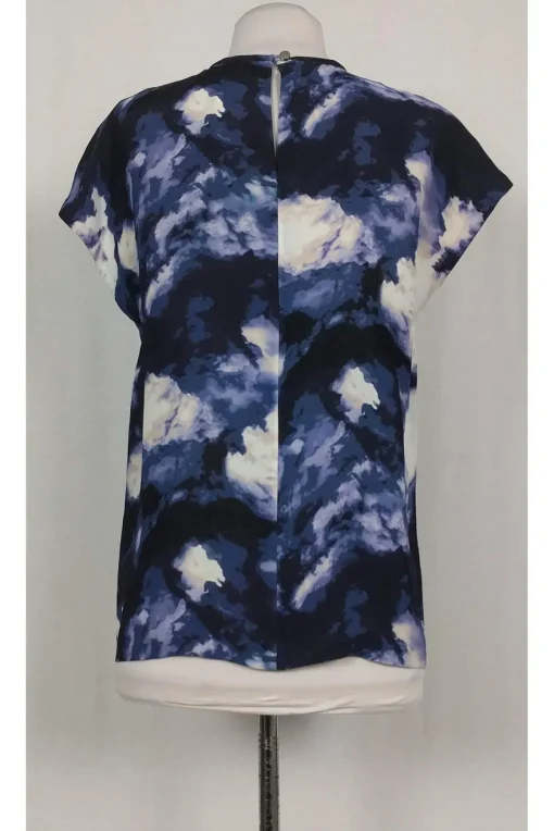 Kate Spade - Dusk Clouds Crepe Top Sz 8