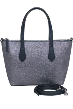 Kate Spade - Dusk Navy "Joeley" Glitter Satchel