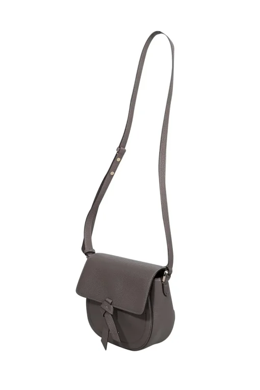 Kate Spade - Grey Pebbled Leather Crossbody Bag