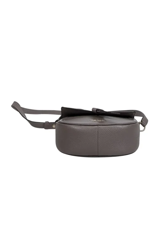 Kate Spade - Grey Pebbled Leather Crossbody Bag
