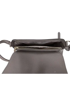 Kate Spade - Grey Pebbled Leather Crossbody Bag