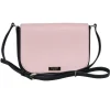 Kate Spade - Light Pink & Black Leather Fold-Over Crossbody