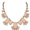 Kate Spade - Light Pink & Gold Faux Gem Statement Necklace