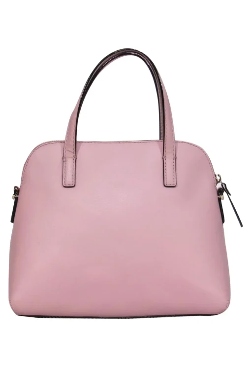 Kate Spade - Light Pink Pebbled Leather Convertible Satchel w/ Bow